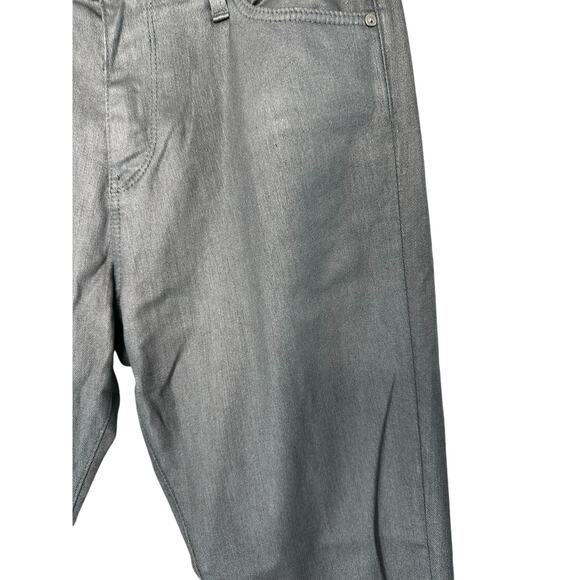 AG Adriano Goldschmied The Farrah High-Rise Coated Skinny Ankle Jeans Size 27 - Picture 6 of 12